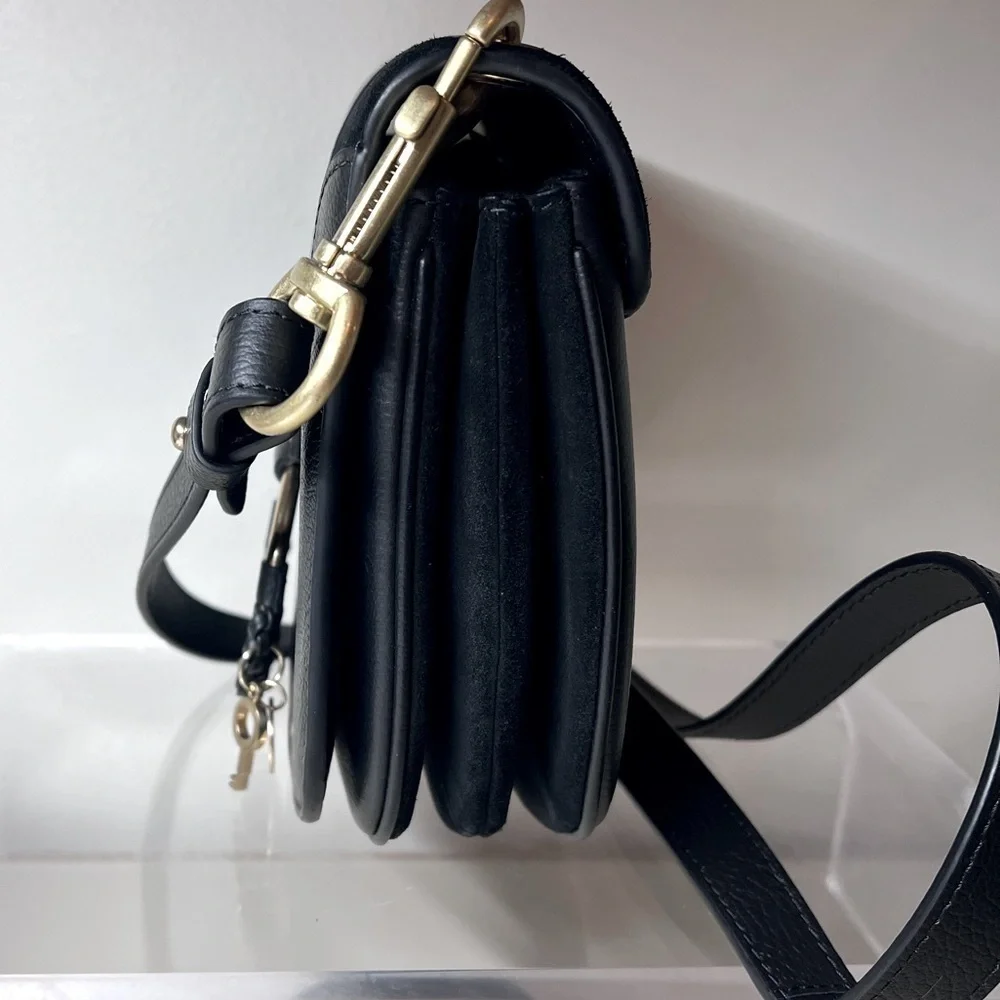 See By Chloé Hana Small Leather & Suede Crossbody